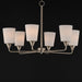 Myhouse Lighting Maxim - 12876SWSN - Six Light Chandelier - Hudson - Satin Nickel