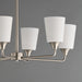 Myhouse Lighting Maxim - 12876SWSN - Six Light Chandelier - Hudson - Satin Nickel