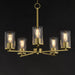 Myhouse Lighting Maxim - 10286CLSBR - Five Light Chandelier - Lateral - Satin Brass