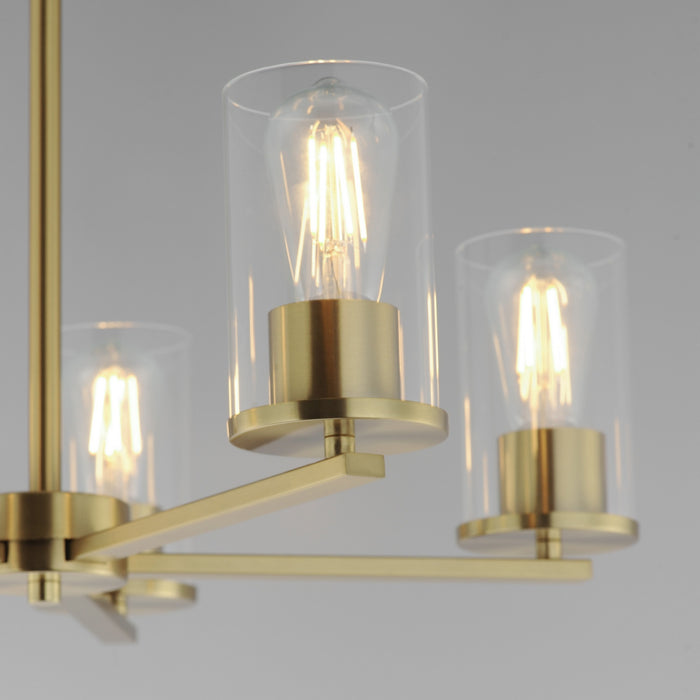 Myhouse Lighting Maxim - 10286CLSBR - Five Light Chandelier - Lateral - Satin Brass