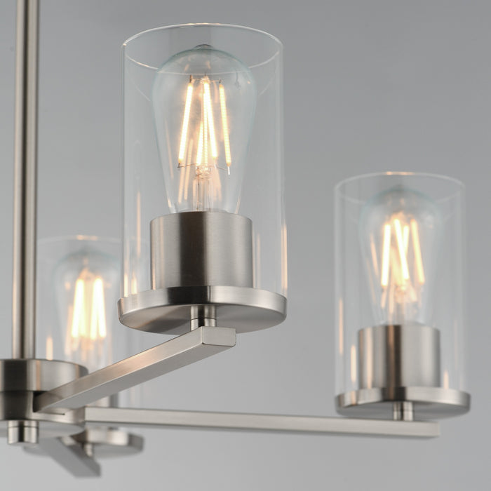 Myhouse Lighting Maxim - 10286CLSN - Five Light Chandelier - Lateral - Satin Nickel