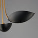 Myhouse Lighting Maxim - 10824BKNAB - Three Light Pendant - Maris - Black / Natural Aged Brass