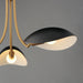 Myhouse Lighting Maxim - 10824BKNAB - Three Light Pendant - Maris - Black / Natural Aged Brass