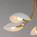 Myhouse Lighting Maxim - 10825WTNAB - Five Light Chandelier - Maris - White/Natural Aged Brass