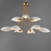 Myhouse Lighting Maxim - 10829WTNAB - Nine Light Chandelier - Maris - White/Natural Aged Brass