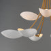 Myhouse Lighting Maxim - 10829WTNAB - Nine Light Chandelier - Maris - White/Natural Aged Brass