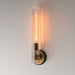 Myhouse Lighting Maxim - 16110CLBKAB - One Light Wall Sconce - Flambeau - Black / Antique Brass