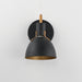 Myhouse Lighting Maxim - 12341BKAB - One Light Wall Sconce - Dusk - Black / Antique Brass