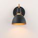 Myhouse Lighting Maxim - 12341BKAB - One Light Wall Sconce - Dusk - Black / Antique Brass
