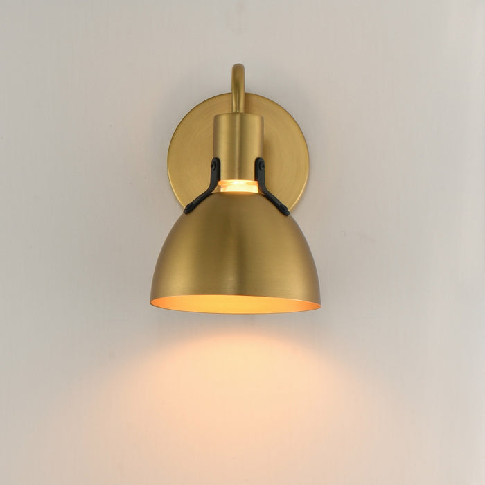 Myhouse Lighting Maxim - 12341SBR - One Light Wall Sconce - Dusk - Satin Brass