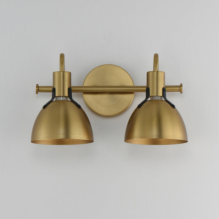 Myhouse Lighting Maxim - 12342SBR - Two Light Wall Sconce - Dusk - Satin Brass