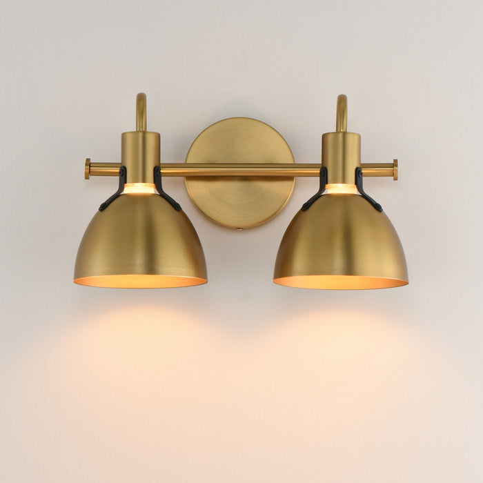 Myhouse Lighting Maxim - 12342SBR - Two Light Wall Sconce - Dusk - Satin Brass