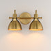 Myhouse Lighting Maxim - 12342SBR - Two Light Wall Sconce - Dusk - Satin Brass