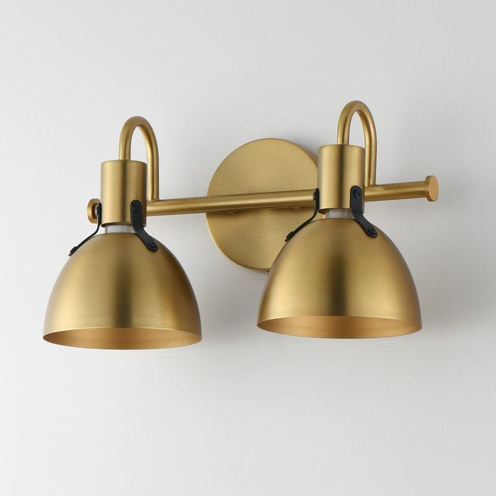 Myhouse Lighting Maxim - 12342SBR - Two Light Wall Sconce - Dusk - Satin Brass
