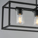 Myhouse Lighting Maxim - 10288CLBK - Four Light Linear Pendant - Lateral - Black