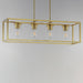 Myhouse Lighting Maxim - 10288CLSBR - Four Light Linear Pendant - Lateral - Satin Brass