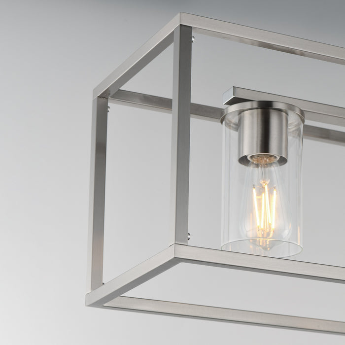 Myhouse Lighting Maxim - 10288CLSN - Four Light Linear Pendant - Lateral - Satin Nickel