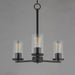 Myhouse Lighting Maxim - 10287CLBK - Three Light Chandelier - Lateral - Black