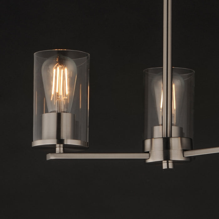 Myhouse Lighting Maxim - 10287CLSN - Three Light Chandelier - Lateral - Satin Nickel