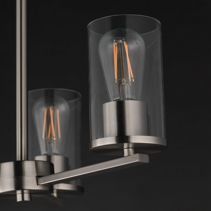 Myhouse Lighting Maxim - 10287CLSN - Three Light Chandelier - Lateral - Satin Nickel