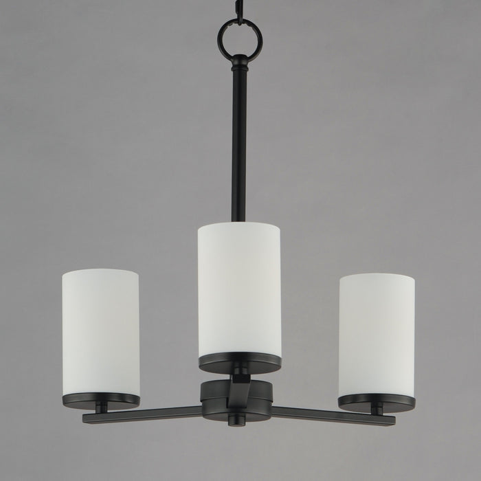 Myhouse Lighting Maxim - 10287SWBK - Three Light Chandelier - Lateral - Black