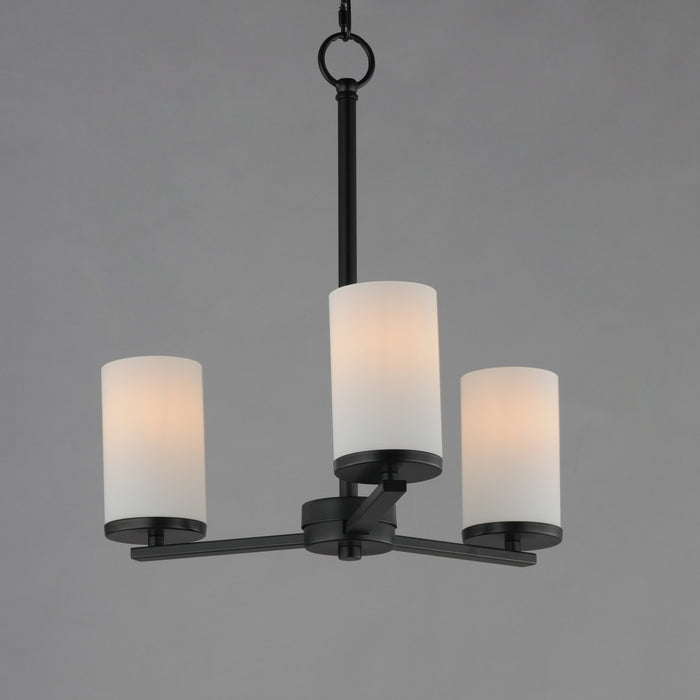Myhouse Lighting Maxim - 10287SWBK - Three Light Chandelier - Lateral - Black