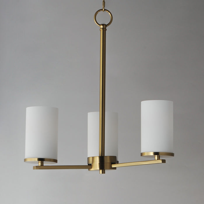 Myhouse Lighting Maxim - 10287SWSBR - Three Light Chandelier - Lateral - Satin Brass