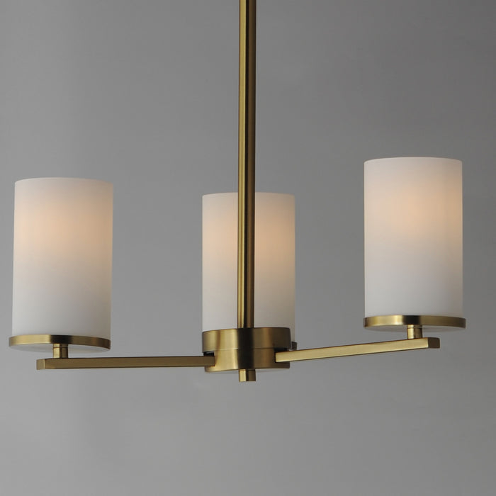 Myhouse Lighting Maxim - 10287SWSBR - Three Light Chandelier - Lateral - Satin Brass