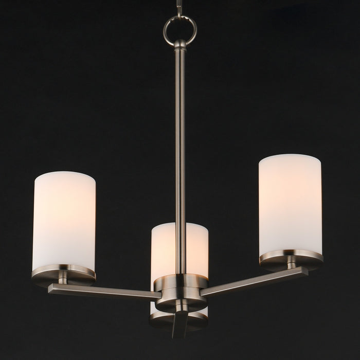 Myhouse Lighting Maxim - 10287SWSN - Three Light Chandelier - Lateral - Satin Nickel