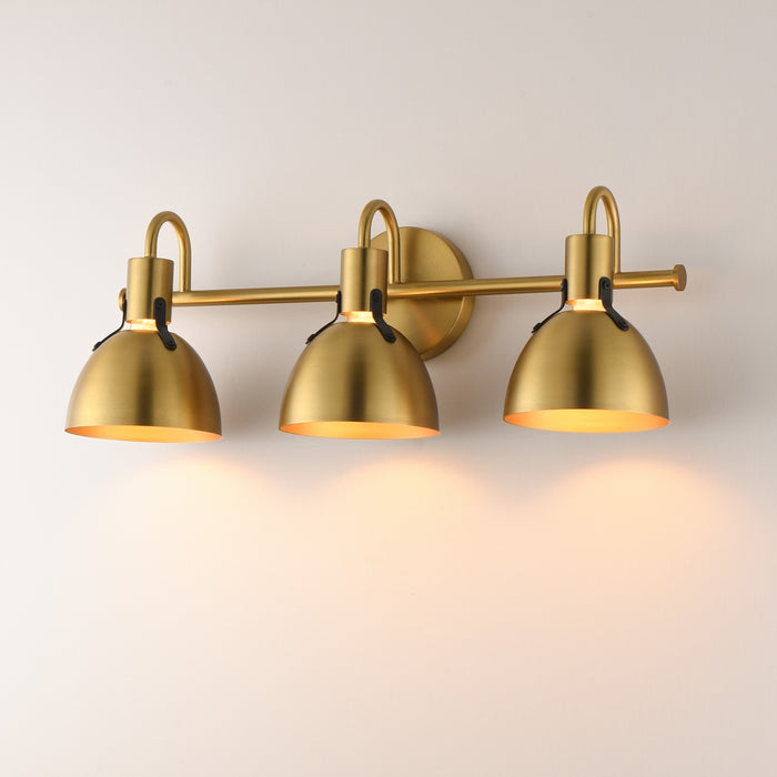 Myhouse Lighting Maxim - 12343SBR - Three Light Wall Sconce - Dusk - Satin Brass
