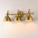 Myhouse Lighting Maxim - 12343SBR - Three Light Wall Sconce - Dusk - Satin Brass