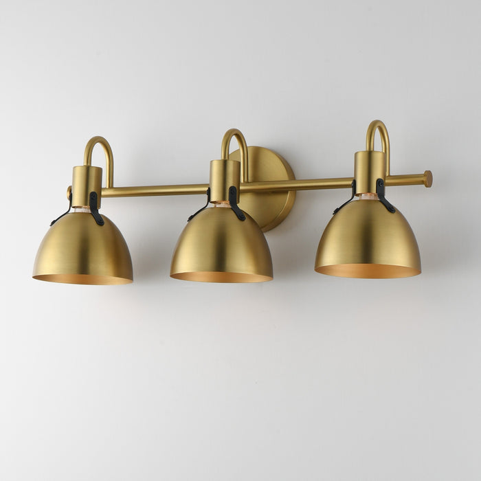 Myhouse Lighting Maxim - 12343SBR - Three Light Wall Sconce - Dusk - Satin Brass