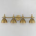 Myhouse Lighting Maxim - 12344SBR - Four Light Wall Sconce - Dusk - Satin Brass