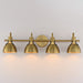 Myhouse Lighting Maxim - 12344SBR - Four Light Wall Sconce - Dusk - Satin Brass