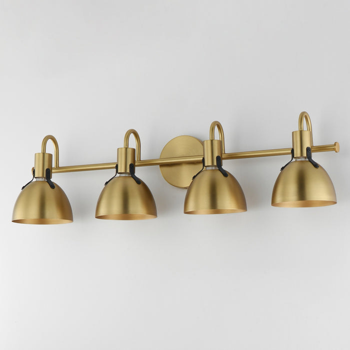 Myhouse Lighting Maxim - 12344SBR - Four Light Wall Sconce - Dusk - Satin Brass