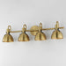 Myhouse Lighting Maxim - 12344SBR - Four Light Wall Sconce - Dusk - Satin Brass