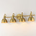 Myhouse Lighting Maxim - 12344SBR - Four Light Wall Sconce - Dusk - Satin Brass