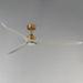 Myhouse Lighting Maxim - 88833WTNABWWT - 72" Ceiling Fan - Woodwind - Natural Aged Brass