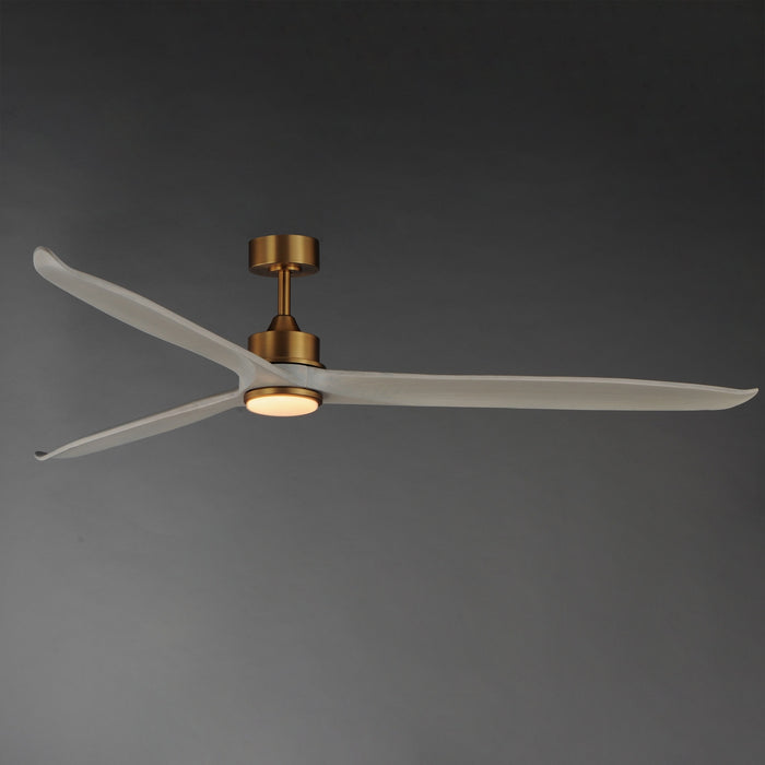Myhouse Lighting Maxim - 88834WTNABWWT - 80" Ceiling Fan - Woodwind - Natural Aged Brass