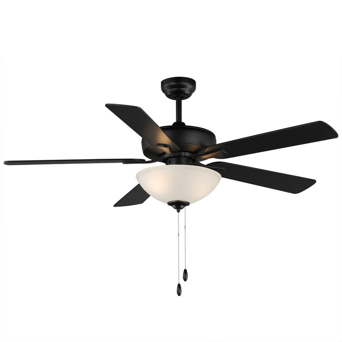 Myhouse Lighting Maxim - 88936SWBK - 52" Ceiling Fan - Super-Max - Black