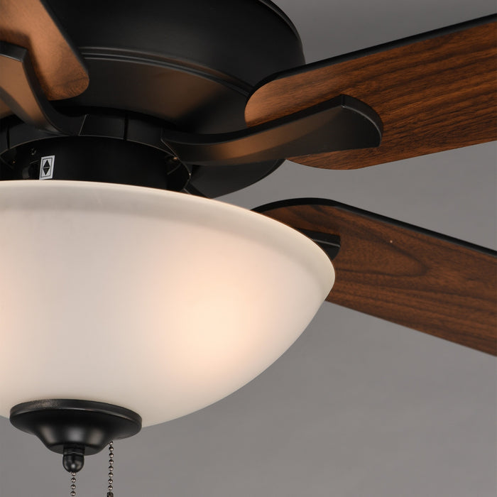 Myhouse Lighting Maxim - 88936SWBK - 52" Ceiling Fan - Super-Max - Black