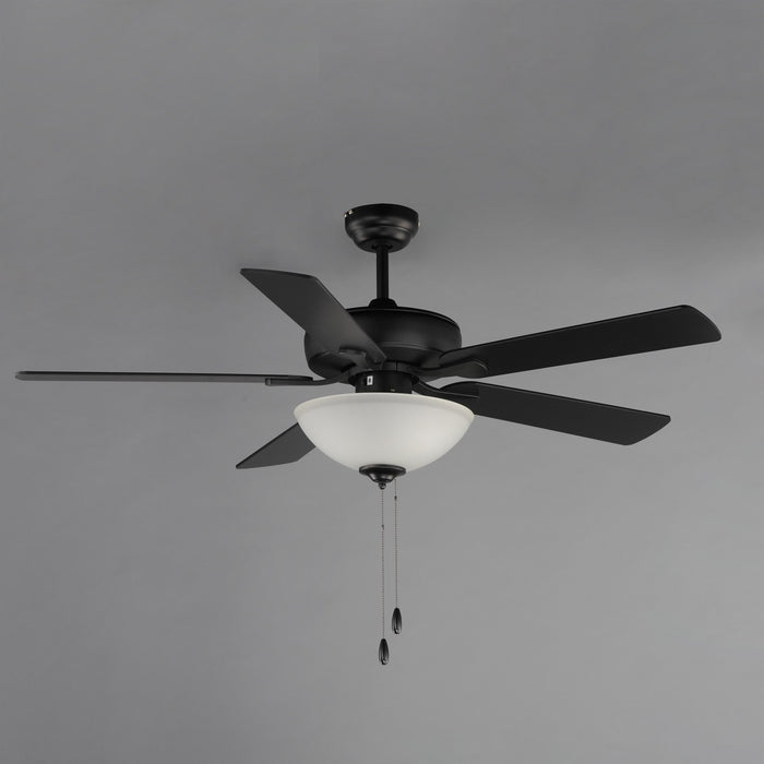Myhouse Lighting Maxim - 88936SWBK - 52" Ceiling Fan - Super-Max - Black