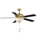Myhouse Lighting Maxim - 88936SWNAB - 52" Ceiling Fan - Super-Max - Natural Aged Brass
