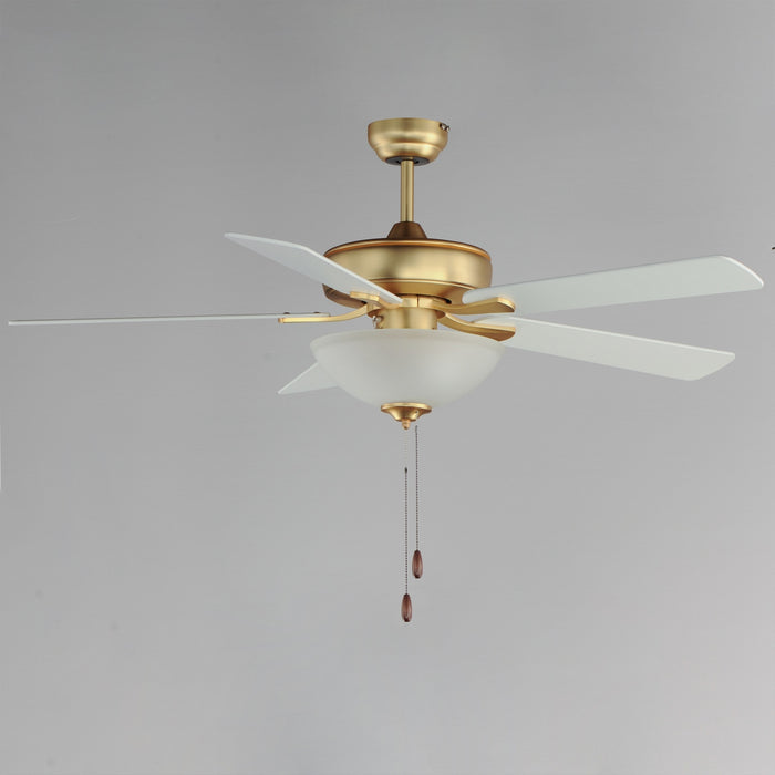 Myhouse Lighting Maxim - 88936SWNAB - 52" Ceiling Fan - Super-Max - Natural Aged Brass