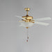 Myhouse Lighting Maxim - 88936SWNAB - 52" Ceiling Fan - Super-Max - Natural Aged Brass