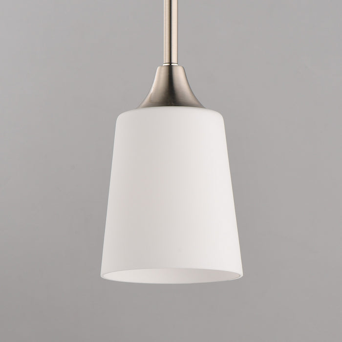 Myhouse Lighting Maxim - 92880SWSN - One Light Pendant - Hudson - Satin Nickel
