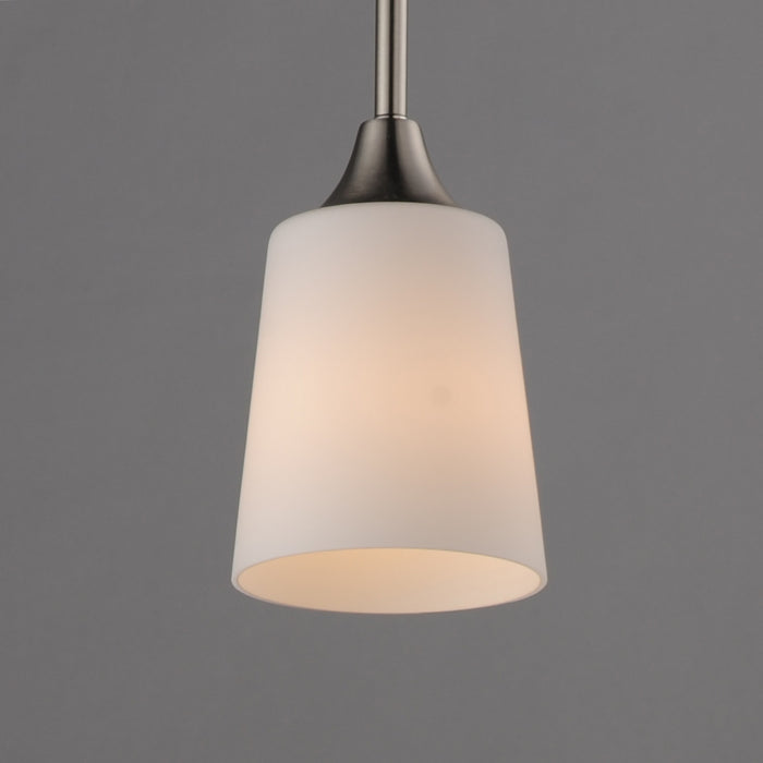 Myhouse Lighting Maxim - 92880SWSN - One Light Pendant - Hudson - Satin Nickel
