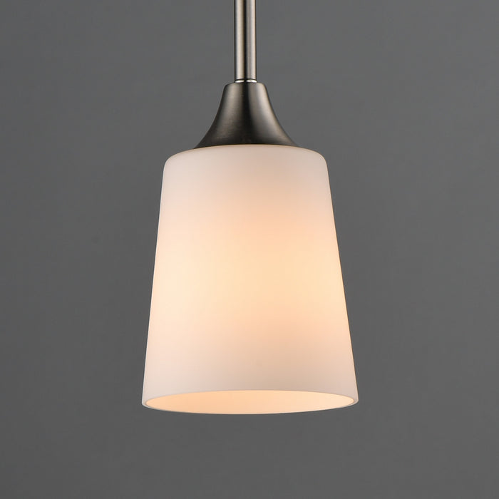 Myhouse Lighting Maxim - 92880SWSN - One Light Pendant - Hudson - Satin Nickel