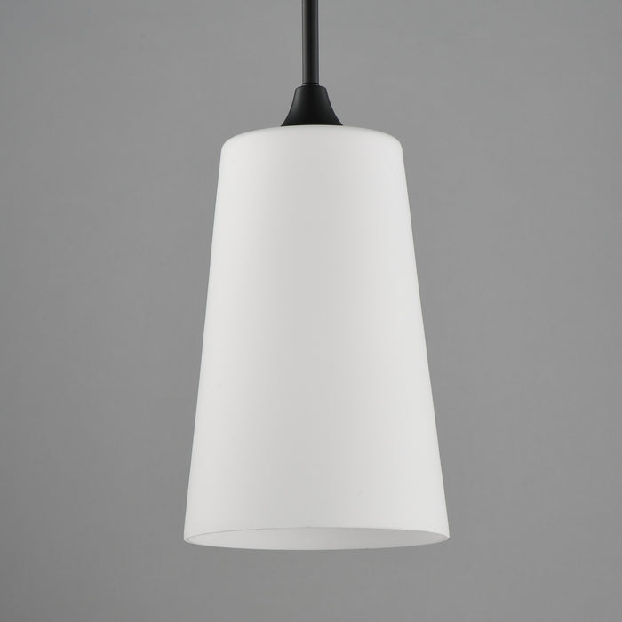 Myhouse Lighting Maxim - 12886SWBK - One Light Pendant - Hudson - Black
