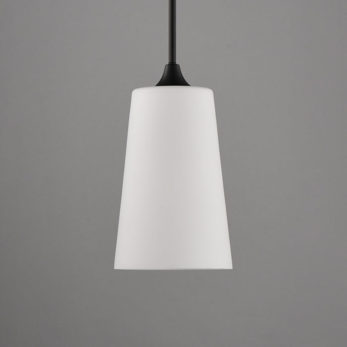 Myhouse Lighting Maxim - 12886SWBK - One Light Pendant - Hudson - Black